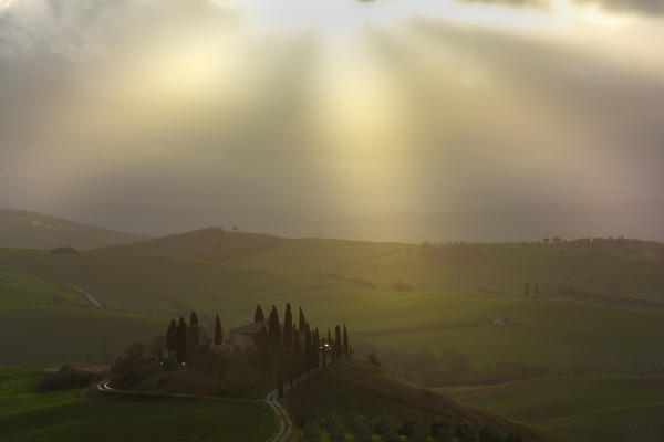 Podere Belvedere, province of Siena, Tuscany, Italy.