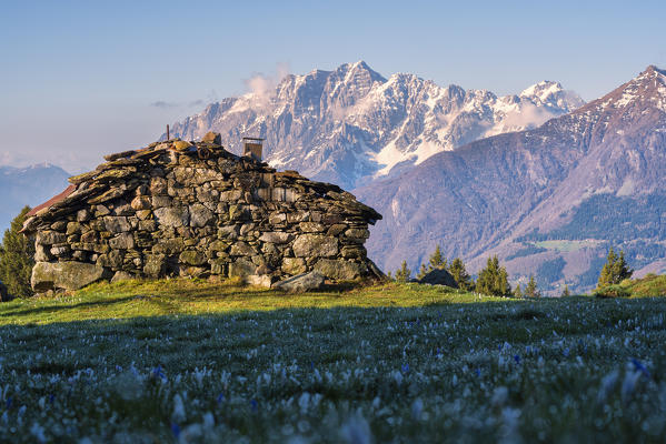 The old barn, Cevo, province of Brescia, Adamello park, Italy.