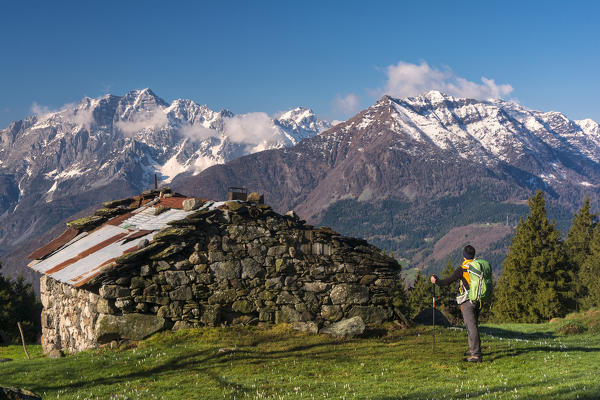 Discovering the Adamello park, Cevo, province of Brescia, Italy.