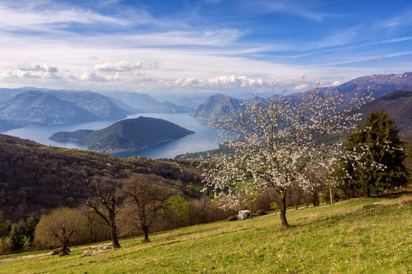 Iseo lake, province of Brescia, Italy.