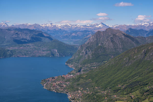 Europe, Italy, Iseo lake in province of Brescia.