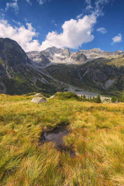 Europe,Italy, Landscapes in Adamello park, province of Brescia.