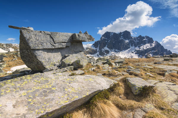 Europe, Italy, Landscapes in Adamello park, province of Brescia.