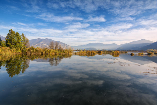 Europe, Italy, sebino natural reserve, province of Brescia.