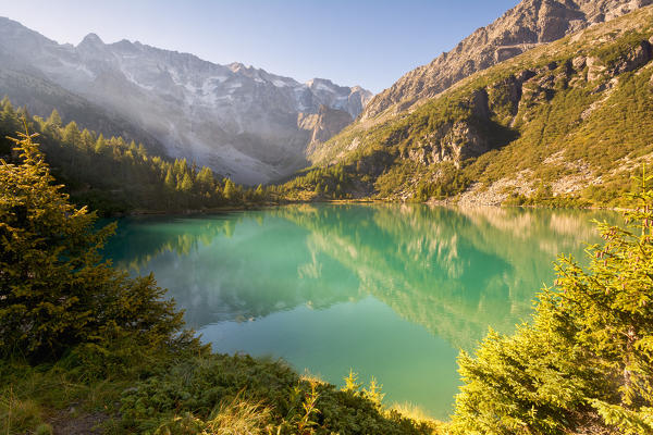 Aviolo lake, Adamello Park, Brescia Province, Lombardy, Italy, Europe.