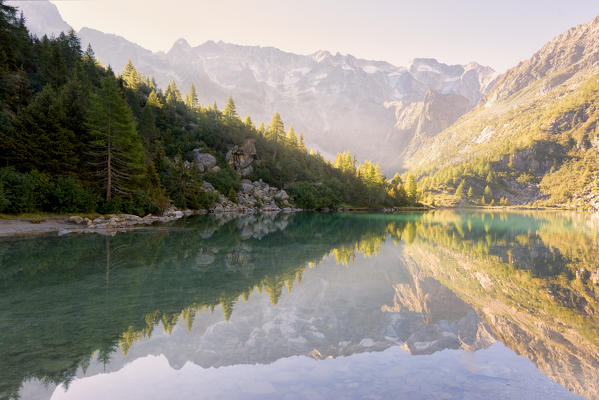 Aviolo lake, Adamello park, Brescia province, Lombardy, Italy.