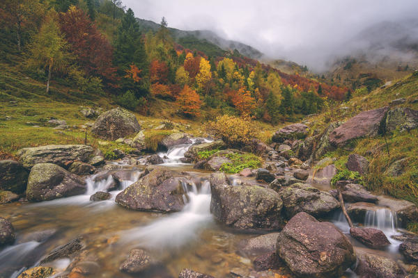 Orobie alps in Bergamo province, Italy, Lombardy district, Europe.