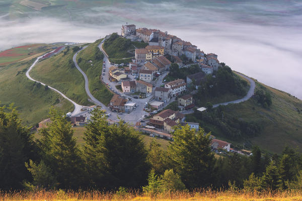 Castelluccio di Norcia, Umbria district, Italy, Europe.