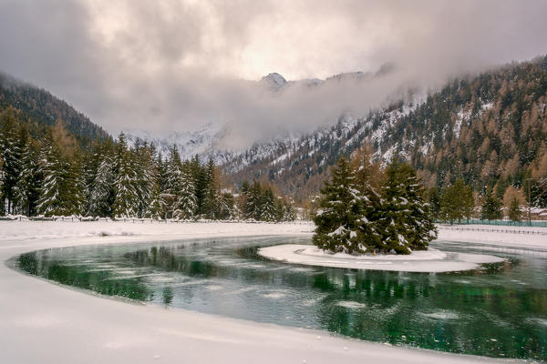 Valbione lake, Ponte di Legno, Lombardy district, Brescia province, Italy, Europe.