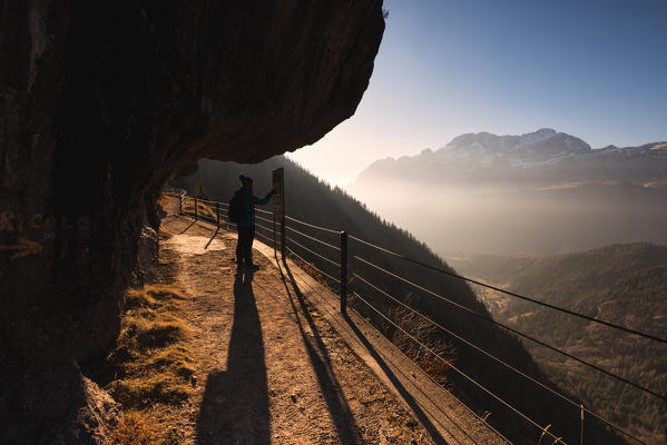 Scalve valley at sunrise, Bergamo province, Lombardy district, Italy, Europe.