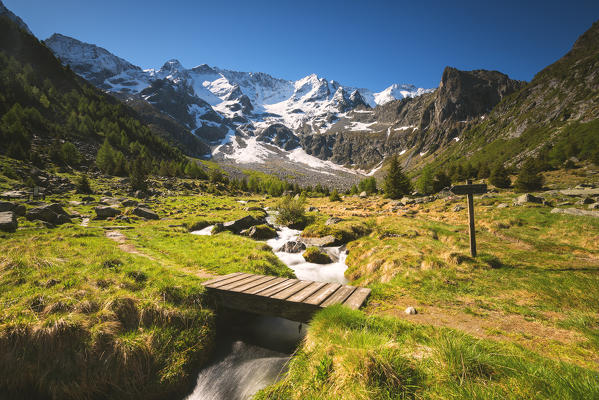 Aviolo lake in Adamello park, Brescia province, Lombardy district, Italy, Europe.