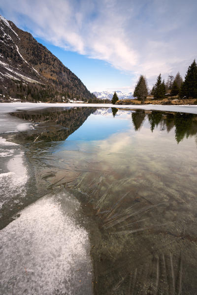 Aviolo lake in Adamello park, Brescia province, Lombardy district, Italy, Europe.