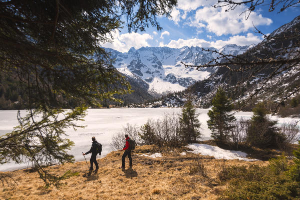 Aviolo lake in Adamello park, Brescia province, Lombardy district, Italy, Europe.