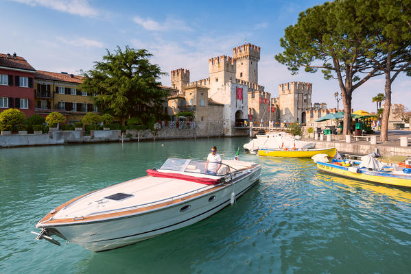 Sirmione, Garda lake in Italy, Lombardy district, Brescia province, Europe.