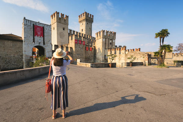 Sirmione, Garda lake in Italy, Lombardy district, Brescia province, Europe.