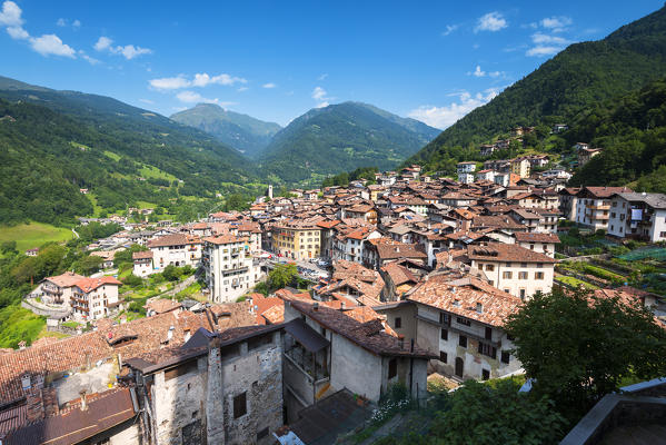 Village of Bagolino, Brescia province, Sabbia valley in Lombardy district, Italy, Europe.