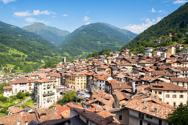 Village of Bagolino, Brescia province, Sabbia valley in Lombardy district, Italy, Europe.