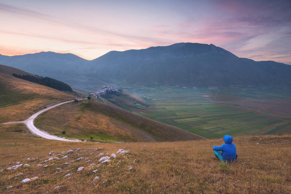 Castelluccio di Norcia, Perugia province, Umbria, Italy.