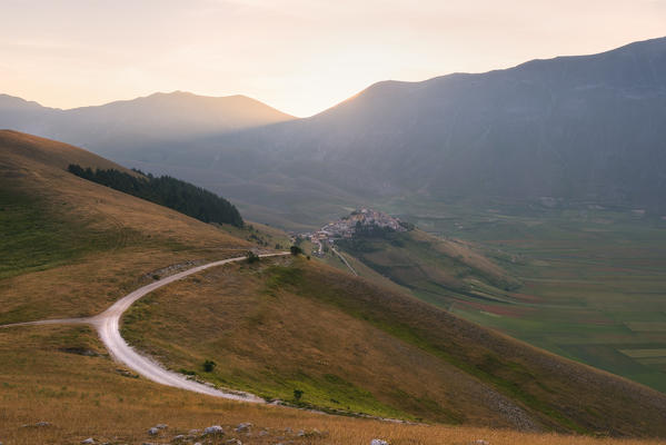 Castelluccio di Norcia, Perugia province, Umbria, Italy.