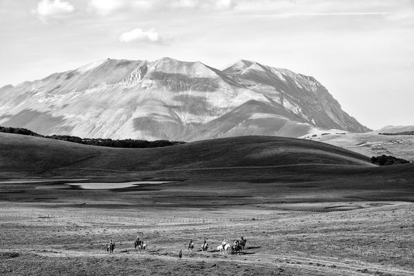 Castelluccio di Norcia, Perugia province, Lazio, Italy.