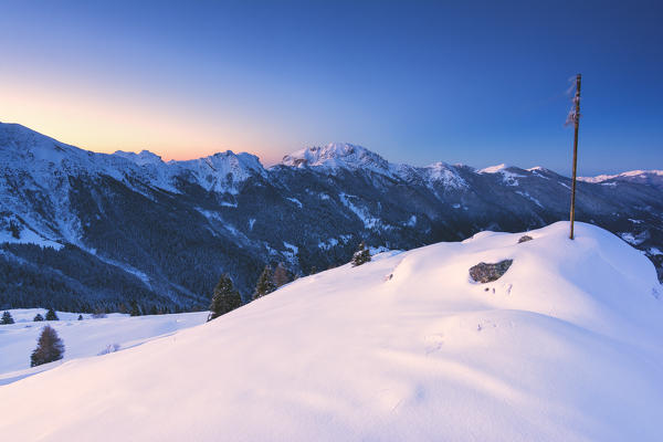  Sunrise in Maniva, Province of Brescia, Lombardy, Italy