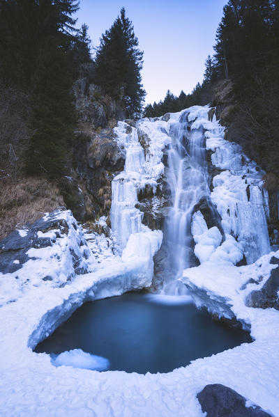 Vò Waterfall in Scalve Valley, Bergamo province, Lombardy, Italy