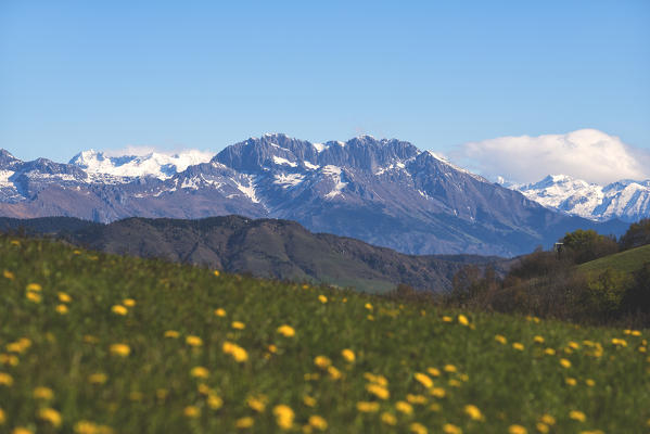 Mount Presolana, Seriana valley, Bergamo province, Italy