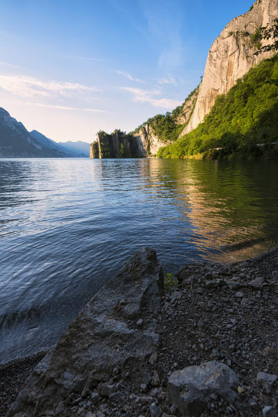 Iseo lake, Bergamo province, Lombardy district, Italy.