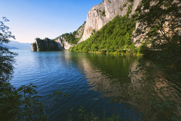 Iseo lake, Bergamo province, Lombardy district, Italy.