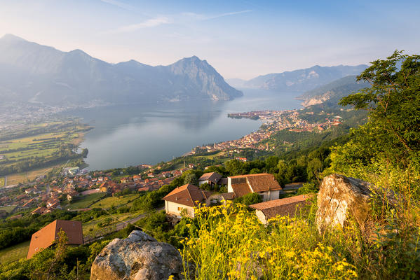 Iseo lake, Bergamo province, Lombardy district, Italy.