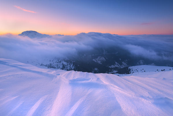 winter season, Lombardy district, Brescia province, Italy.