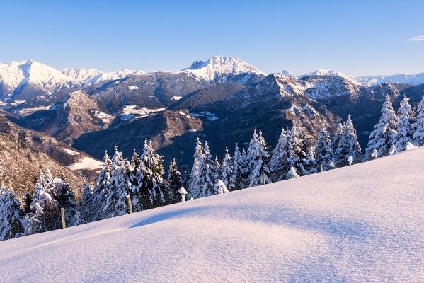 Sunrise in Orobie alps, Lombardy district, Bergamo province, Italy, Europe.