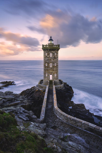 Kermorvan Lighthouse, Le Conquet, Brest, Finistère departement, Bretagne - Brittany, France, Europe