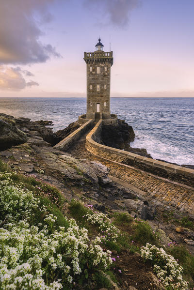 Kermorvan Lighthouse, Le Conquet, Brest, Finistère departement, Bretagne - Brittany, France, Europe