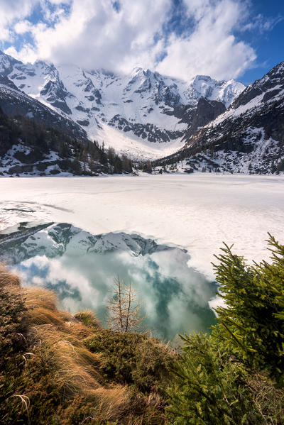 Aviolo lake in Adamello park, Brescia province, Lombardy, Italy.