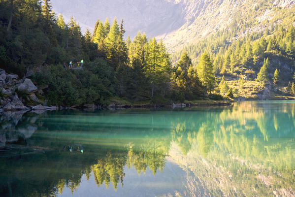 Aviolo lake in Adamello park, Brescia province, Lombardy, Italy.