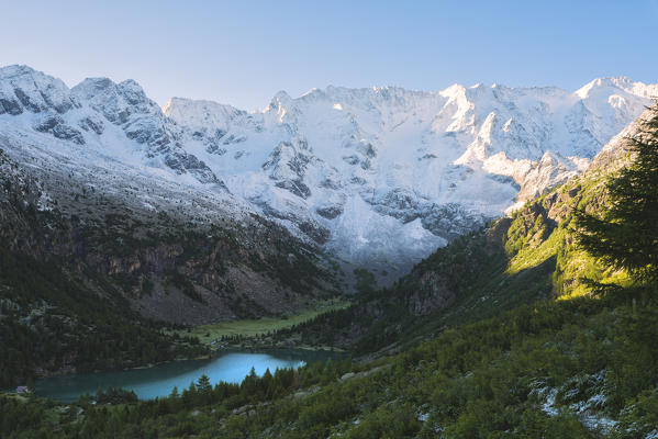 Aviolo lake in Adamello park, Brescia province, Lombardy, Italy.