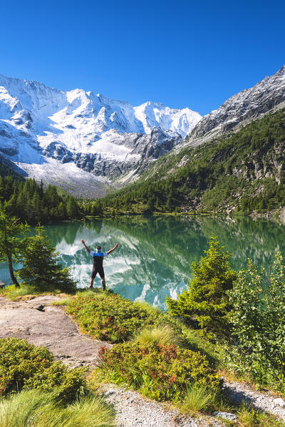 Aviolo lake in Adamello park, Brescia province, Lombardy, Italy.