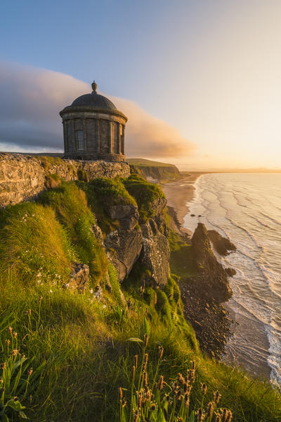 Mussenden temple, Castlerock, County Antrim, Ulster region, northern Ireland, United Kingdom.