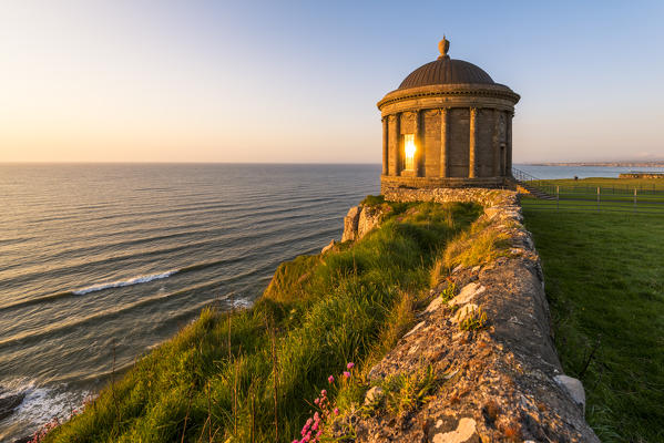 Mussenden temple, Castlerock, County Antrim, Ulster region, northern Ireland, United Kingdom.