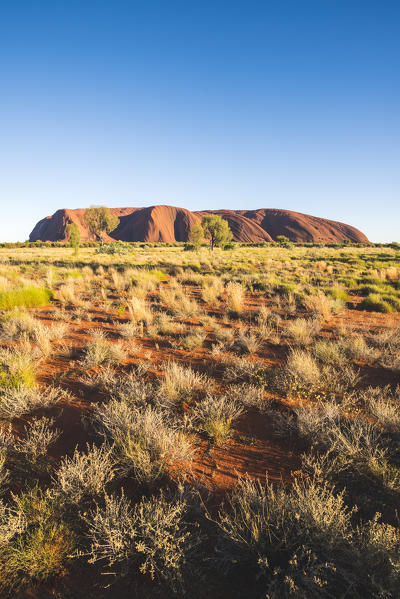 Uluru (Ayers Rock), Uluru-Kata Tjuta National Park, Northern Territory, Central Australia, Australia.