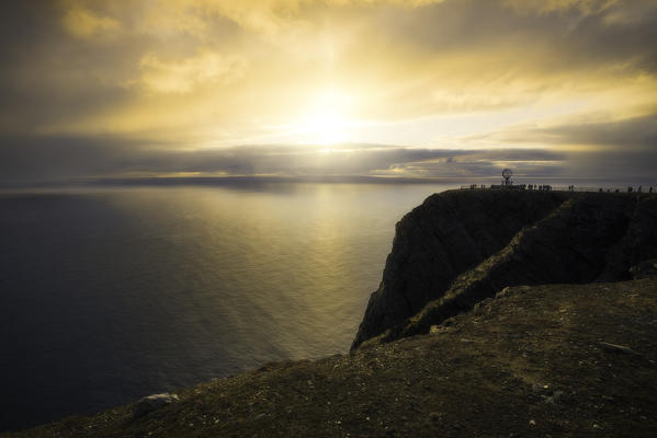 Midnight Sun in North Cape, Norway, Europe