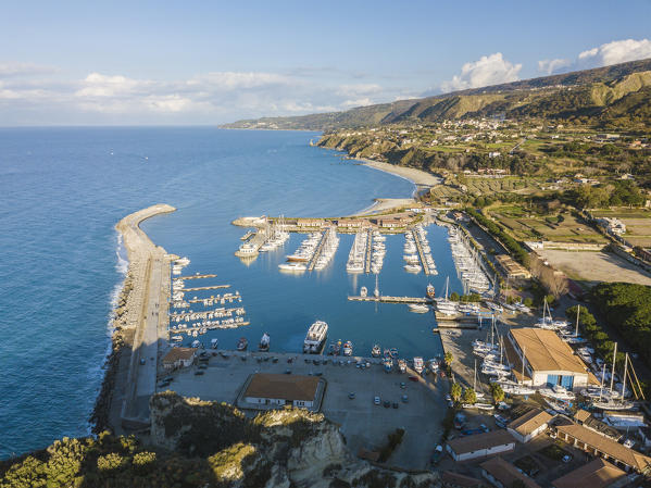 Tropea, Calabria, Italy. The harbor of Tropea