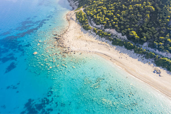 Ionian coastline. Lefkada, Ionian Islands region, Greece.