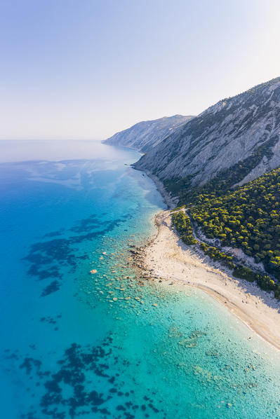 Ionian coastline. Lefkada, Ionian Islands region, Greece.