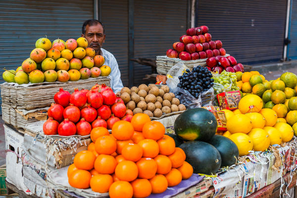 India, Delhi, street market in the old city