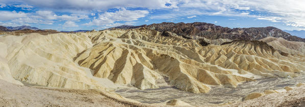 Landscape from Zabriskie Point. Death Valley National Park, Inyo County, California, USA.