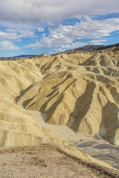 Landscape from Zabriskie Point. Death Valley National Park, Inyo County, California, USA.