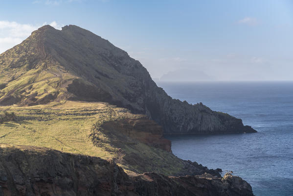 Sarines' Bay and Furado Point at St Lawremce Point. Canical, Machico district, Madeira region, Portugal.