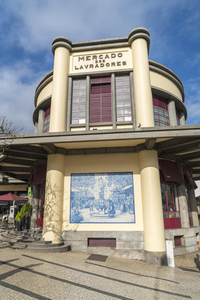 Building of Mercado dos Lavradores - Farmers' Market. Funchal, Madeira region, Portugal.